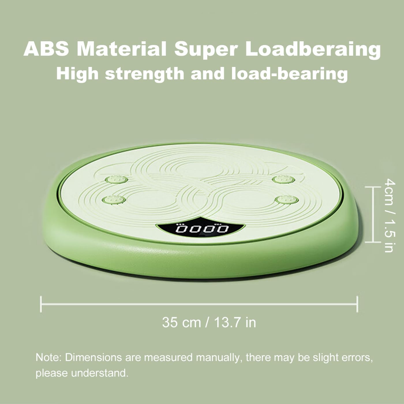 RHINOSPORT Waist Twisting Disc with Intelligent Counting Massage Foot