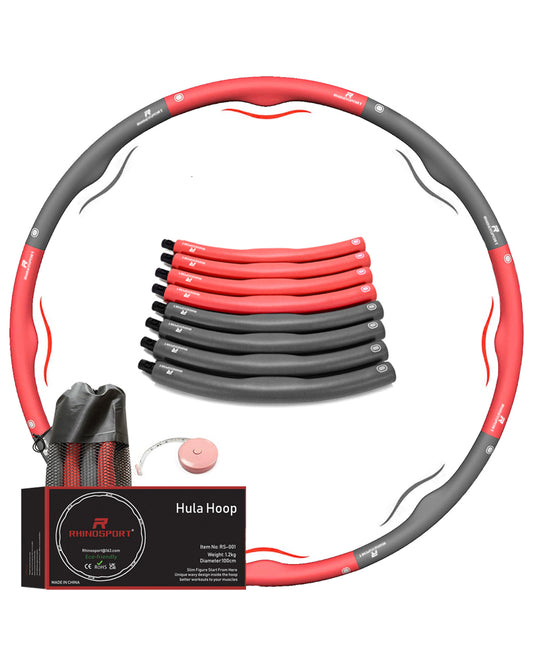 RHINOSPORT Hula Hoop 8 Removable Pieces Adjusted (1.2 kg)