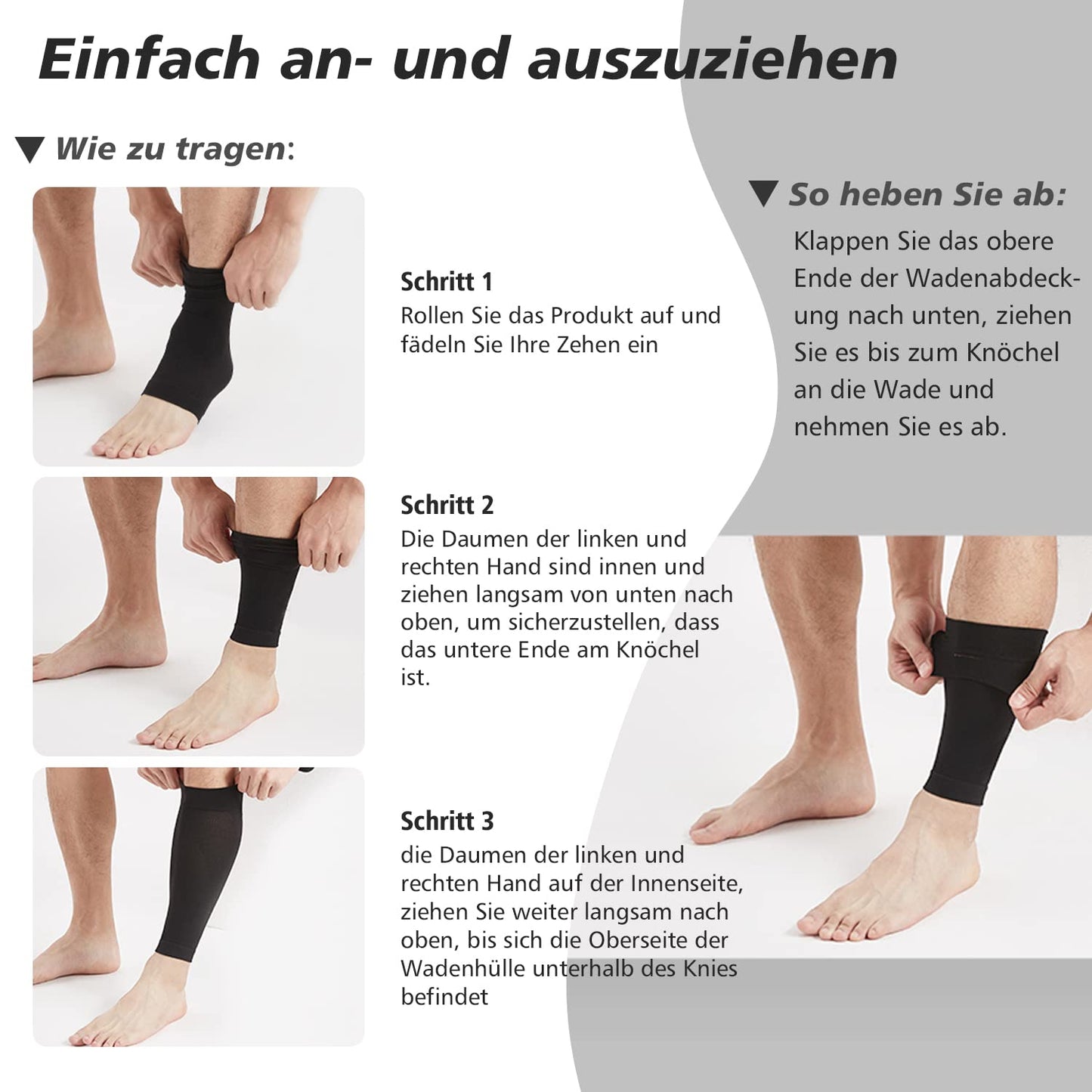 Medical Calf Compression Stockings 20-30mmhg Socks Sleeve