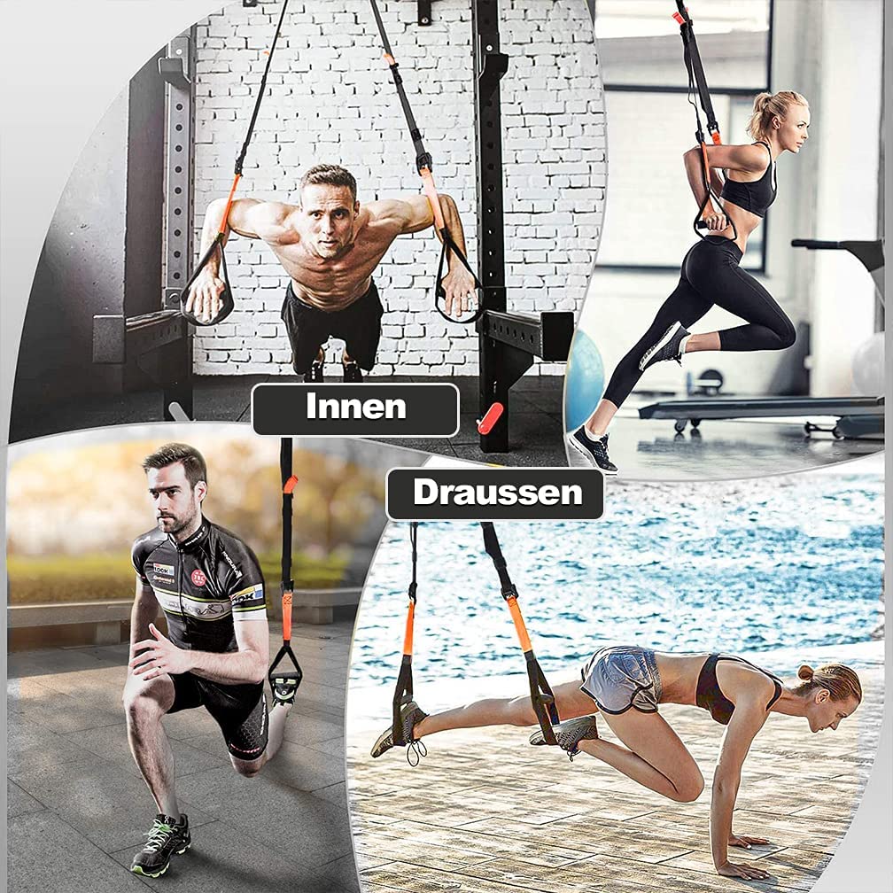 RHINOSPORT Suspension Trainer S6 with Door Anchor