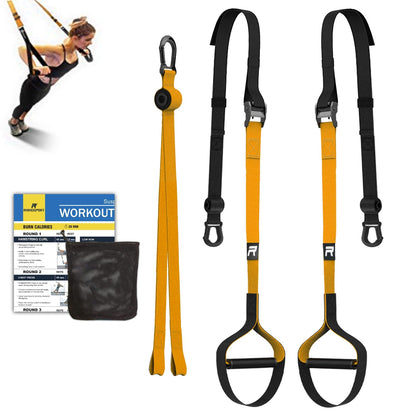 RHINOSPORT Suspension Trainer S6 with Door Anchor