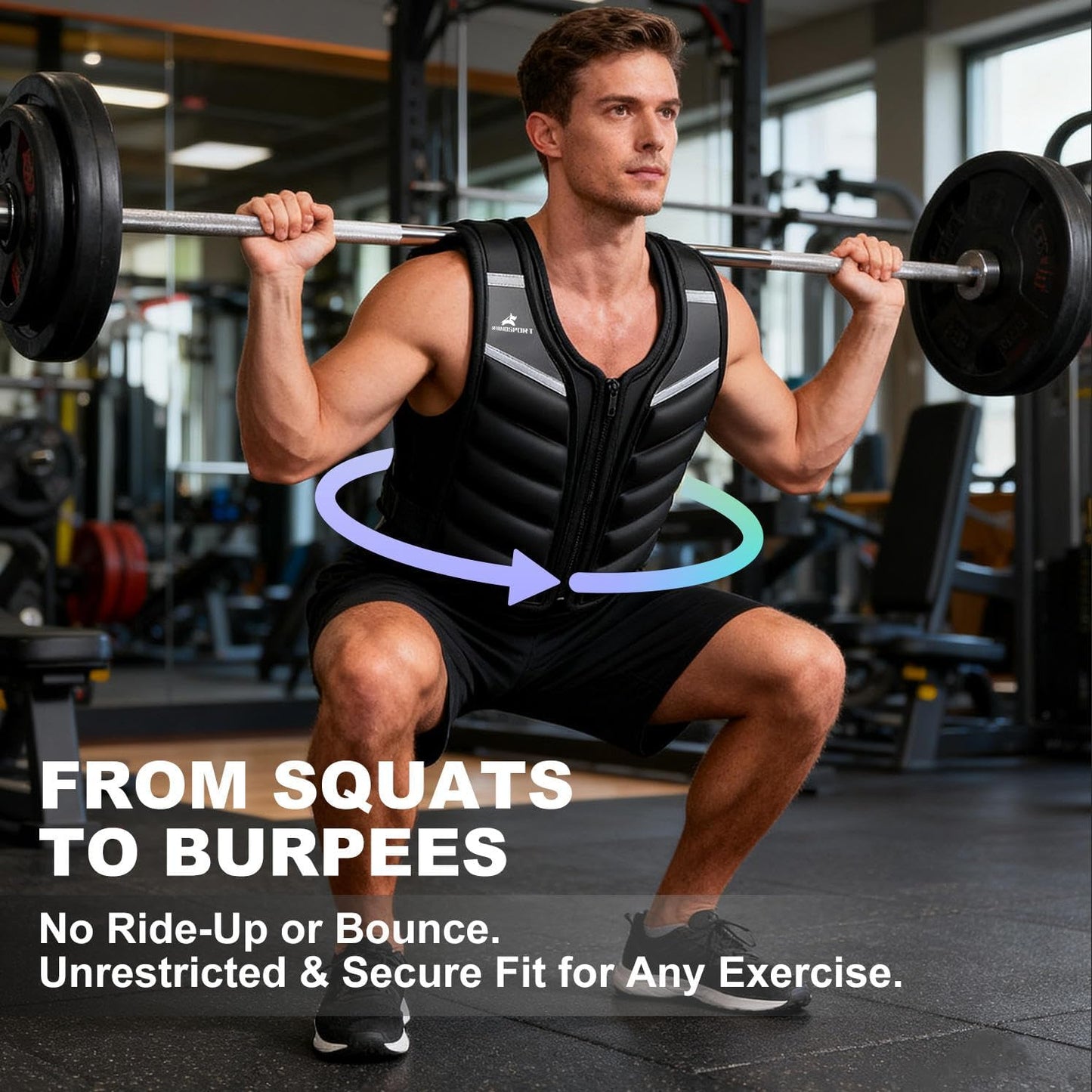 Weighted Vest for Men & Women, 10lb,15lb,20lb