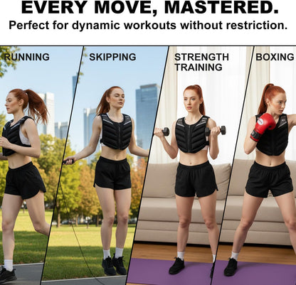 Weighted Vest for Men & Women, 10lb,15lb,20lb