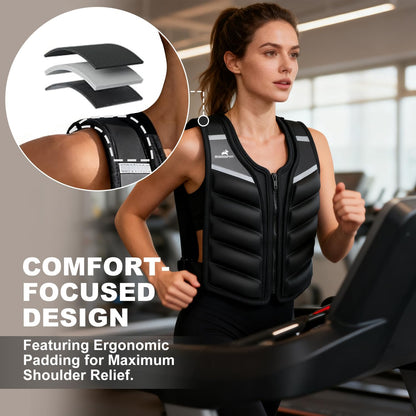 Weighted Vest for Men & Women, 10lb,15lb,20lb
