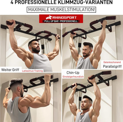 RHINOSPORT Pull Up Bar for Doorway ONE-ULTRA Doors 65-92cm