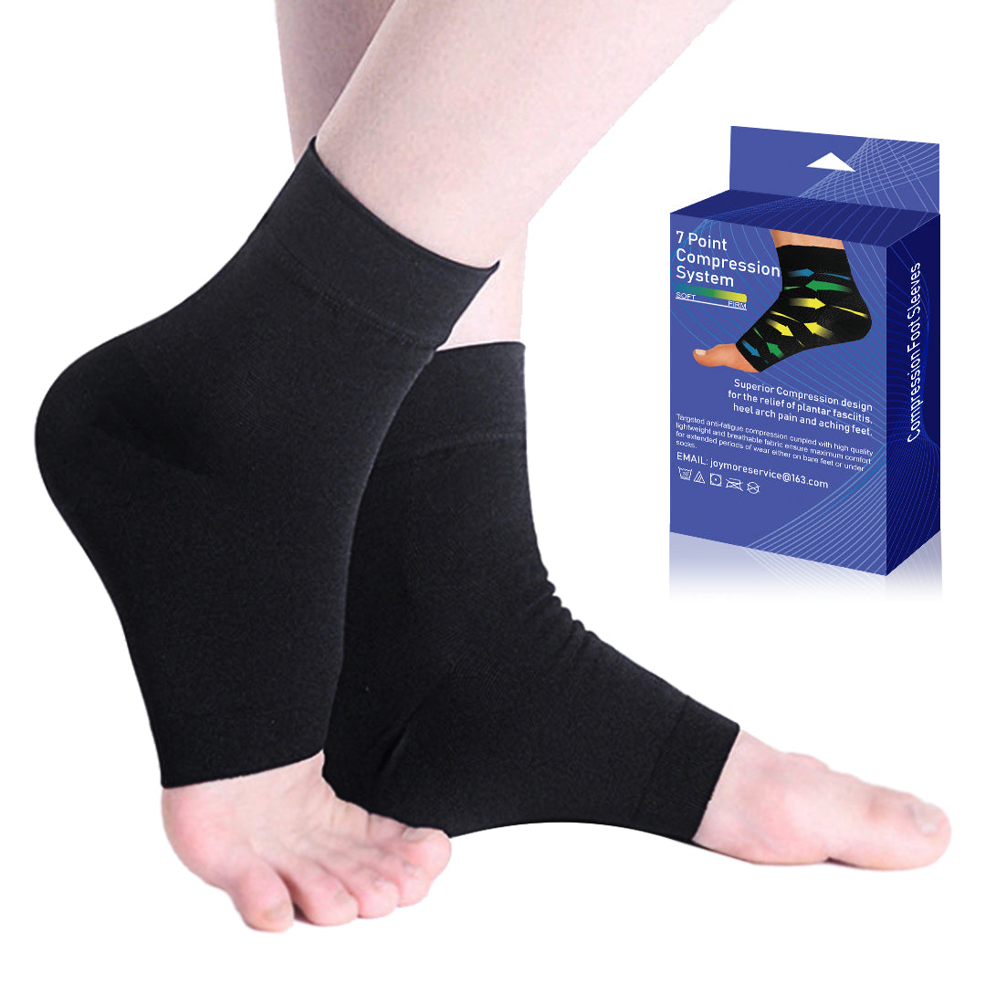 Ankle Brace Compression Support Sleeve (Pair) for Injury Recovery