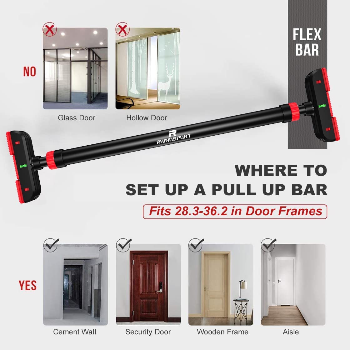 Pull up bar discount door frame brackets