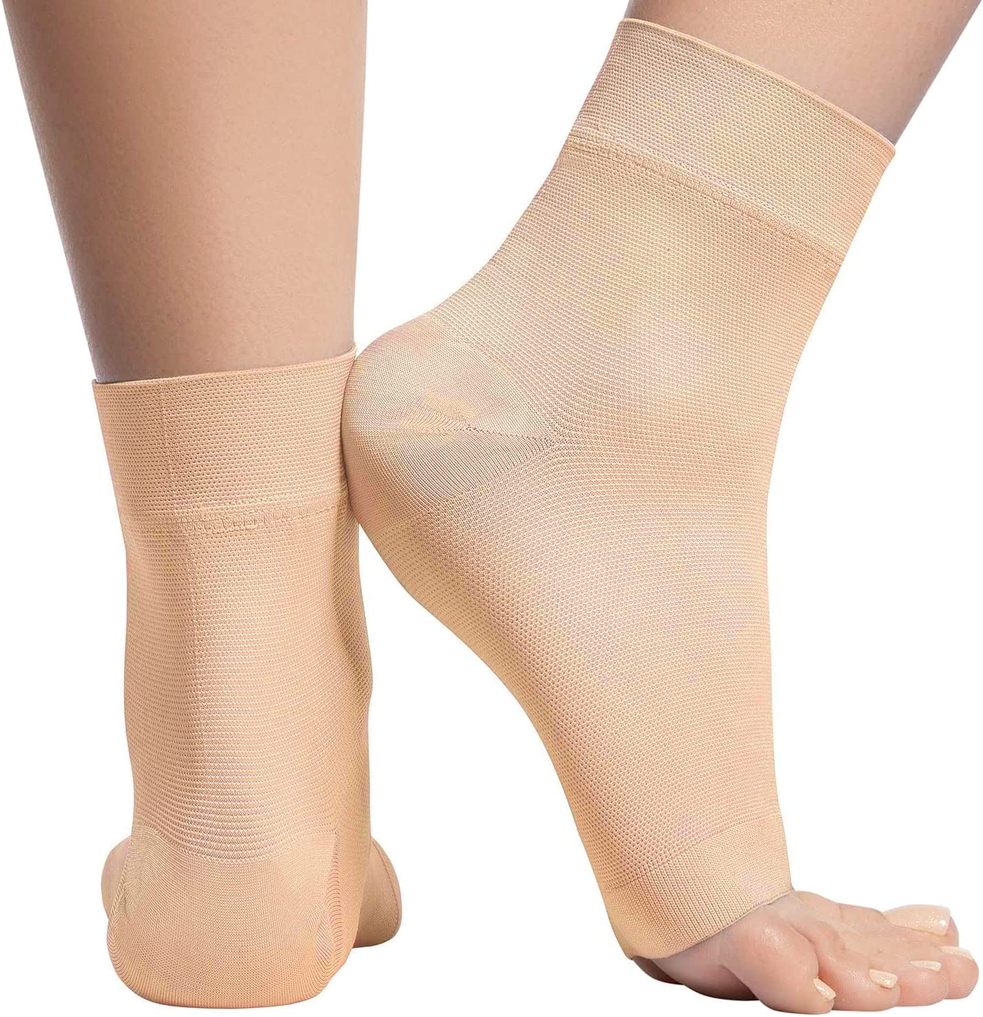 Ankle Brace Compression Support Sleeve (Pair) for Injury Recovery